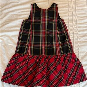 Crewcuts Plaid Kids Dress - Red and Black